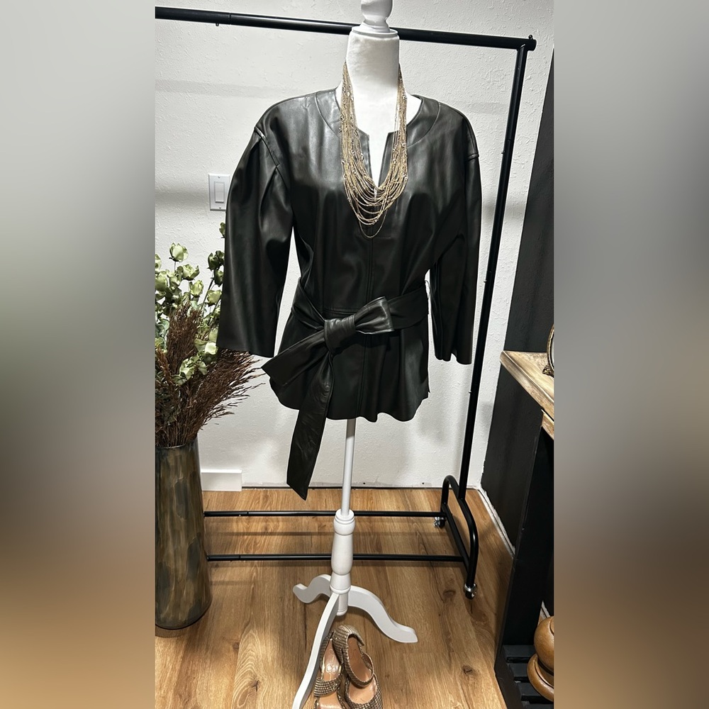 Banana Republic size L vegan Leather